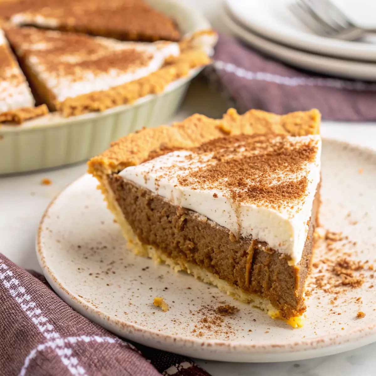 Classic Homemade Cinnamon Pie Recipe - easy high protein recipe
