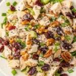 Cranberry Pecan Chicken Salad - easy high protein recipe