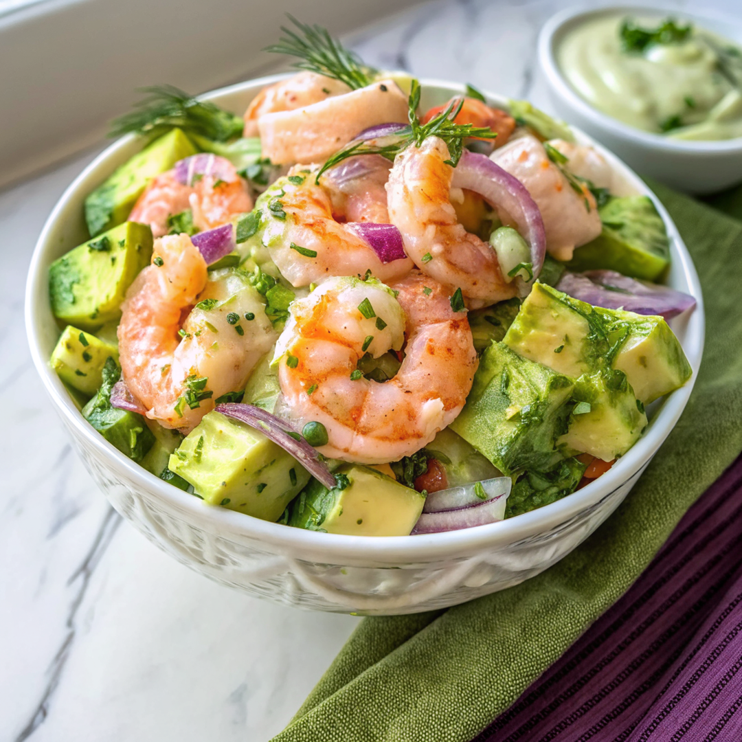 Creamy Shrimp Avocado Salad image1