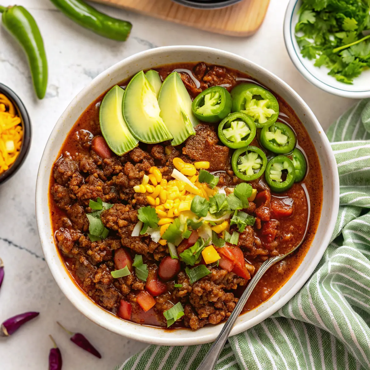 Easy Classic Beef Chili Recipe - easy high protein recipe