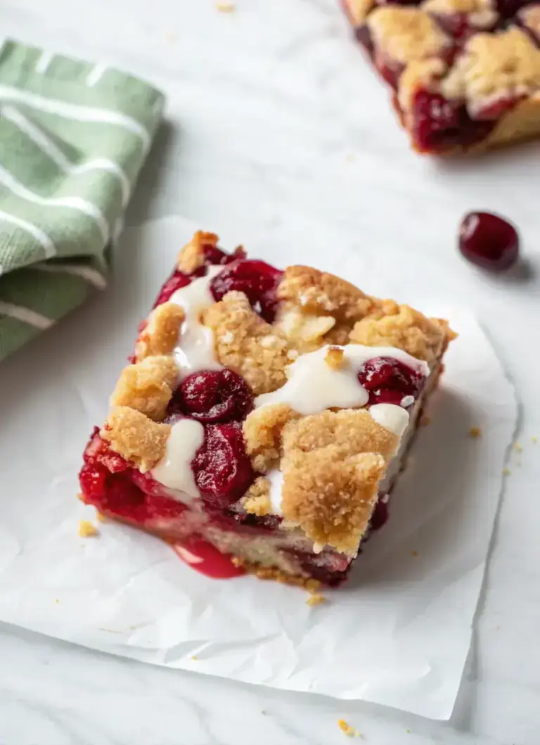 Easy Cranberry Crumble Bars image1