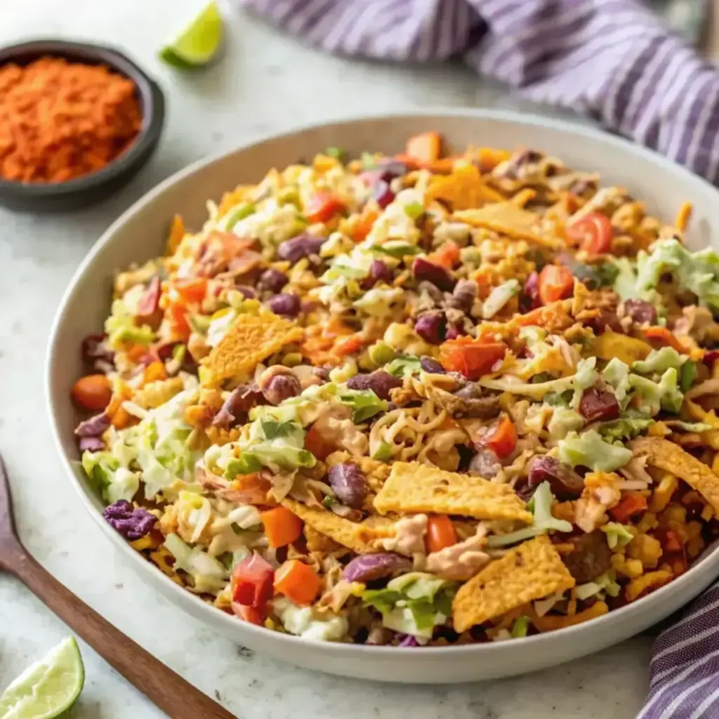 Easy Frito Cowboy Cabbage Skillet, one of our 30g protein dinners