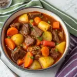 Easy Homemade Beef Stew Recipe - easy high protein recipe