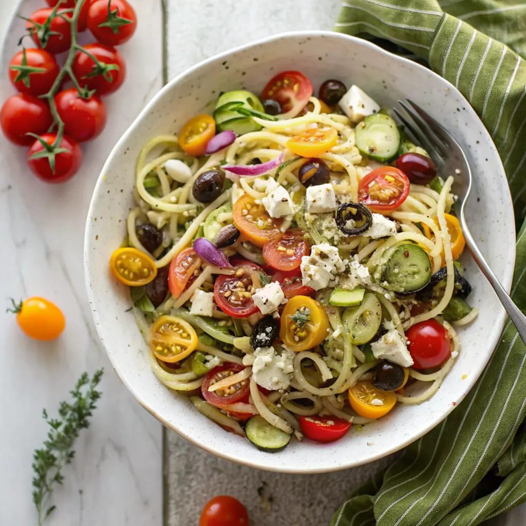 Easy Italian Spaghetti Salad recipe