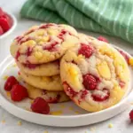 Easy Lemon Raspberry Cookies - easy high protein recipe