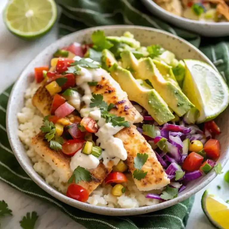 Flavorful Low Carb Fish Tacos - easy high protein recipe