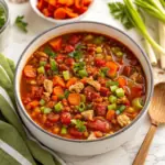 Hearty Ground Turkey Soup Recipe - easy high protein recipe