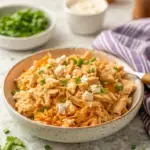 High Protein Buffalo Chicken Salad - easy high protein recipe