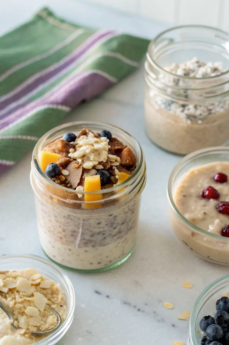 High Protein Overnight Oats Recipe image1