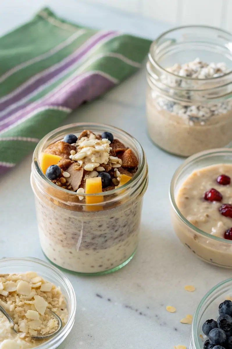 High Protein Overnight Oats Recipe image1