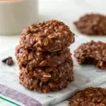 No-Bake Chocolate Peanut Butter Cookies image1
