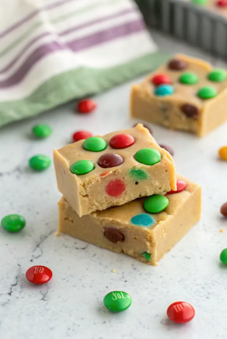 Peanut Butter Fudge with M&Ms image1