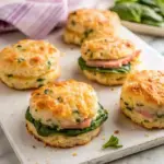 Protein Packed Ham and Cheese Biscuits - easy high protein recipe