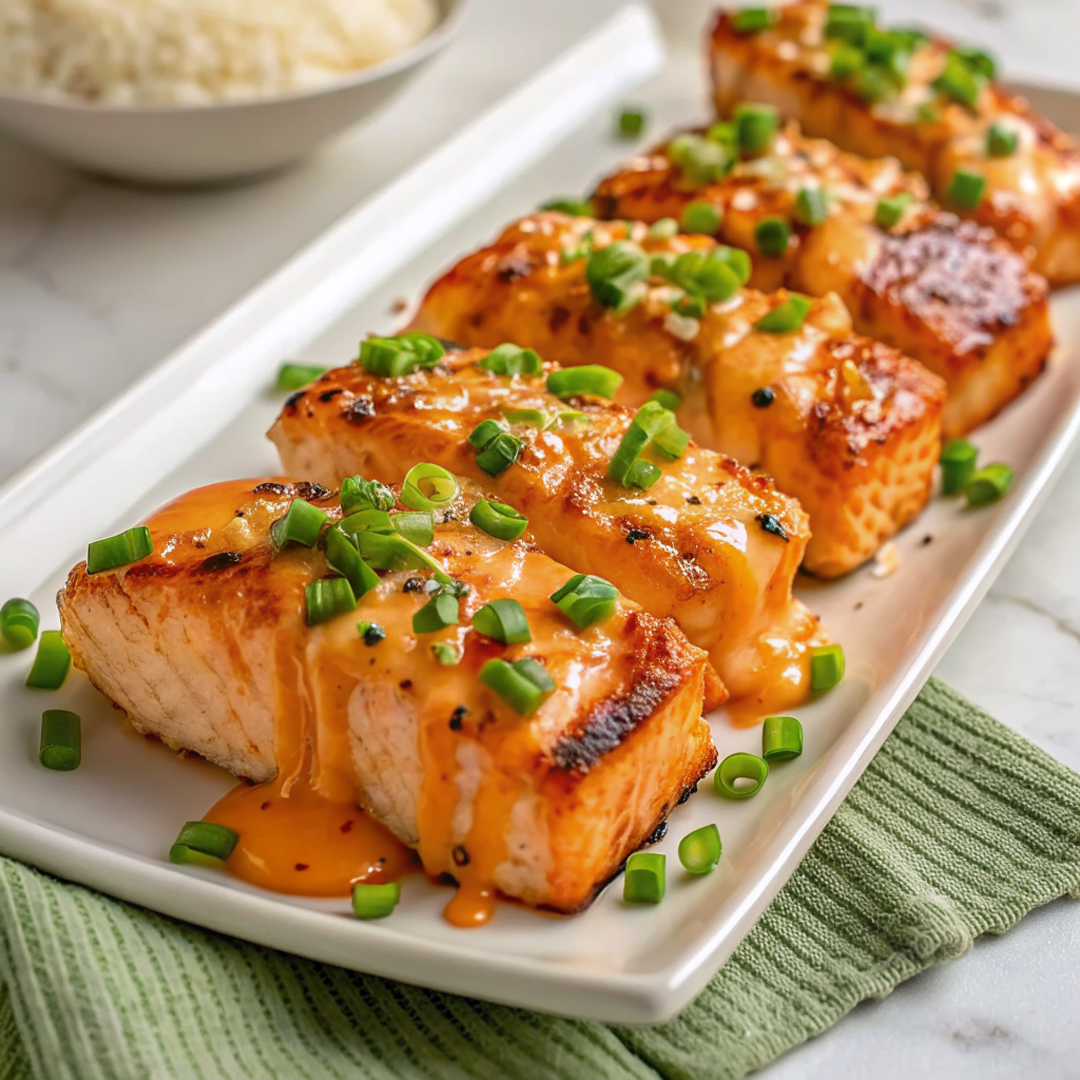 Quick Bang Bang Salmon Dinner image1