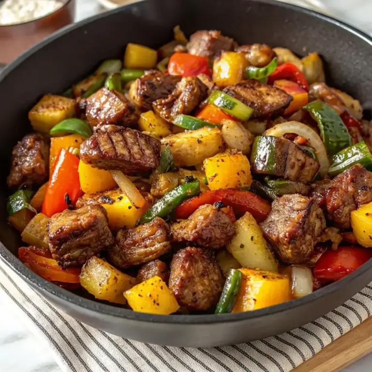 Quick Cowboy Blackstone Stir Fry - easy high protein recipe