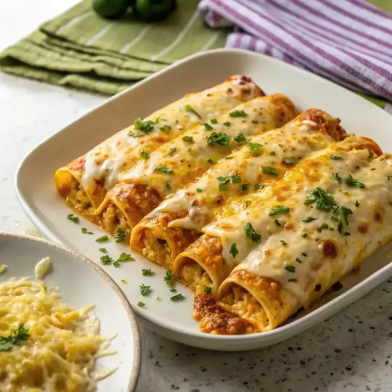 Quick Healthy Chicken Enchiladas - easy high protein recipe