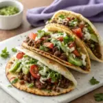 Quick Mediterranean Beef Pita Pockets - easy high protein recipe