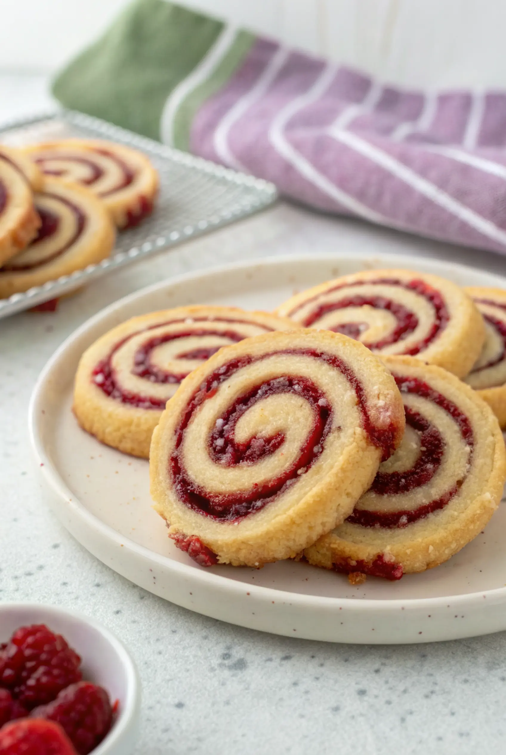 Raspberry Swirl Cookies image1