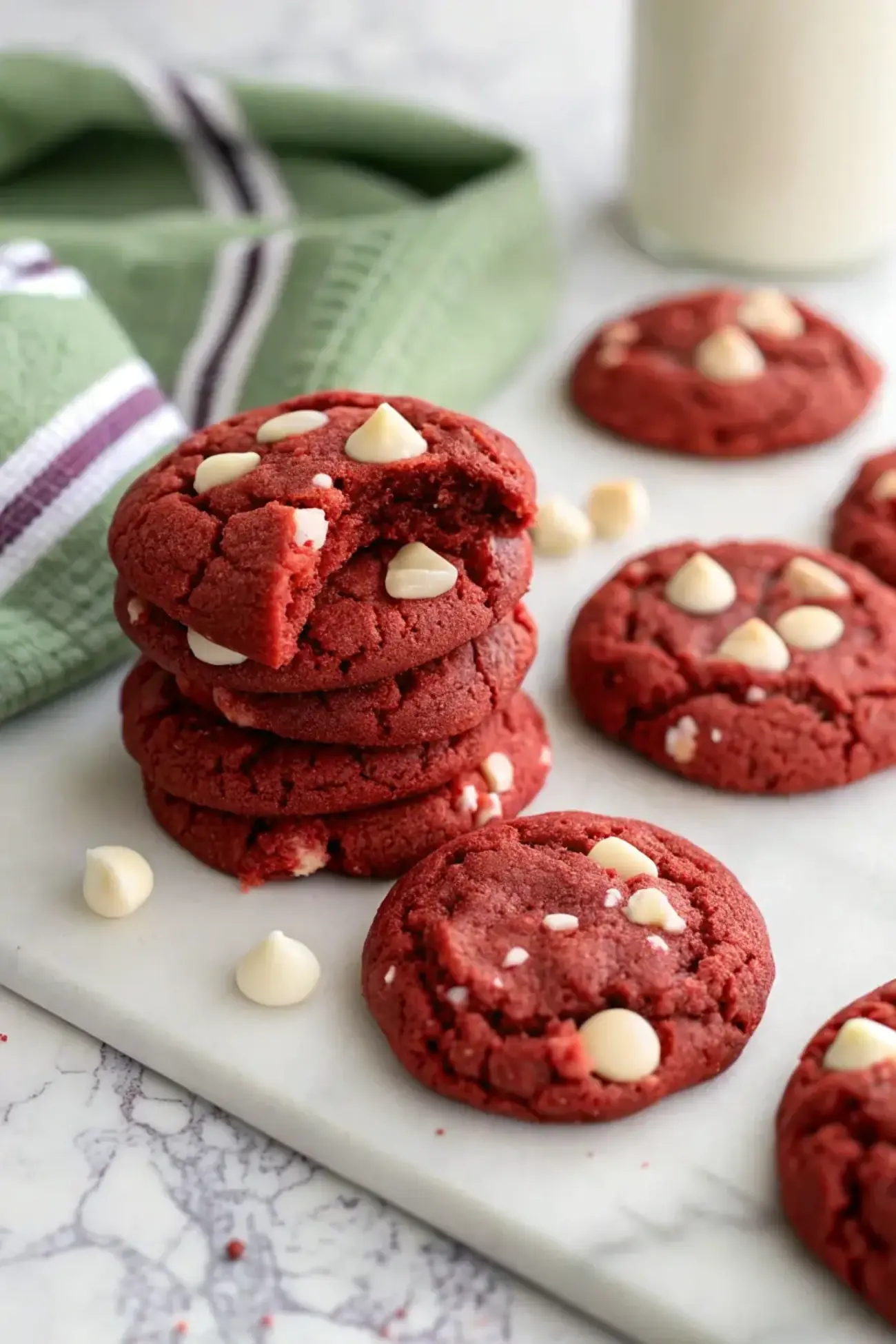 Red Velvet Cake Mix Cookies image1