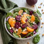Simple Sweet and Tangy Beet Salad - easy high protein recipe