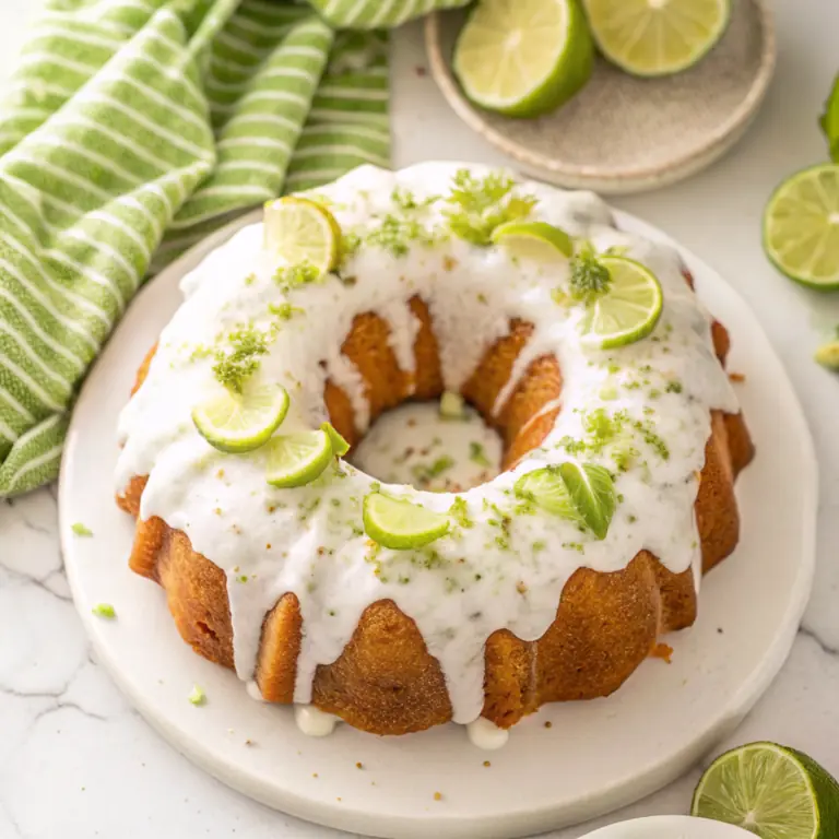 Zesty Key Lime Bundt Cake - easy high protein recipe