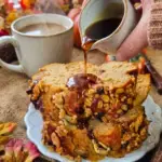 High Protein Pumpkin Bread with Granola - easy high protein recipe