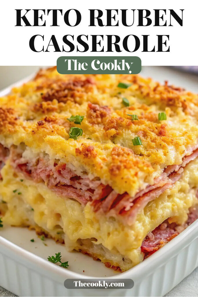 Keto Reuben Casserole Recipe for High Protein Dinner