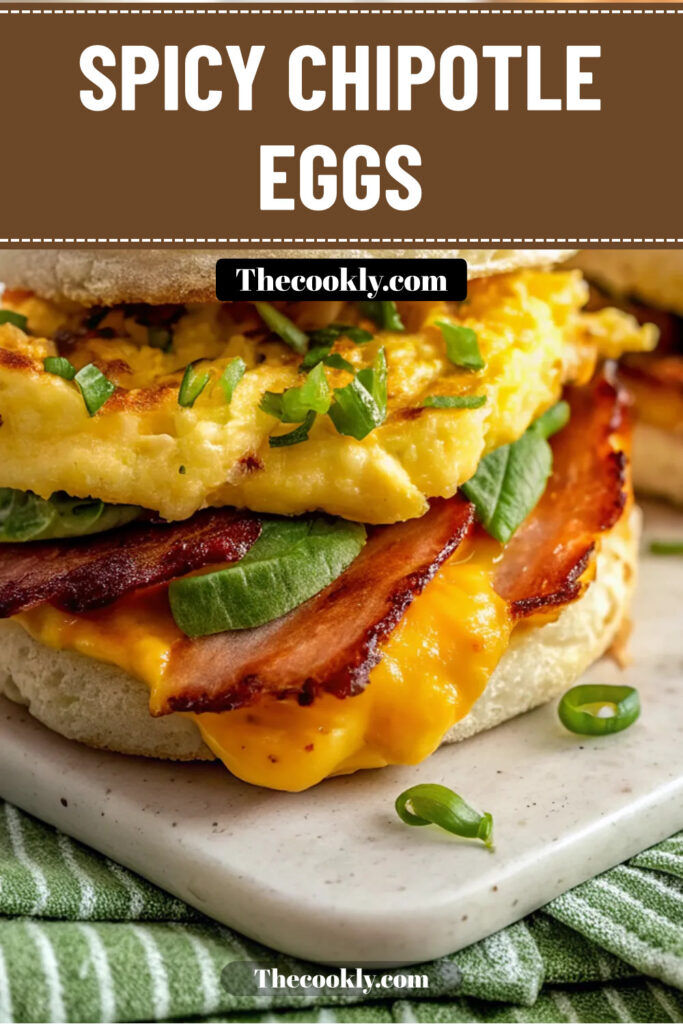 Spicy Chipotle Egg Breakfast Sandwiches for High Protein Mornings