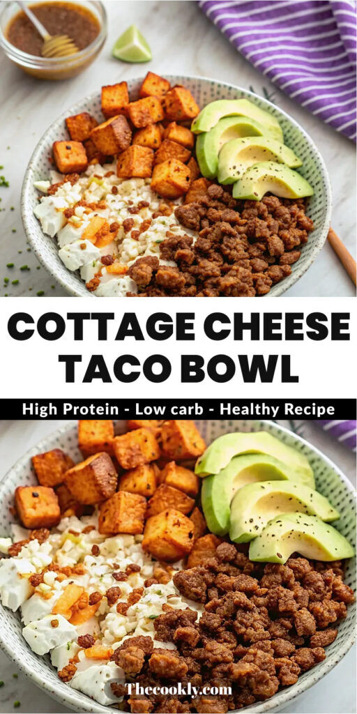 Viral High Protein Cottage Cheese Taco Bowl Recipe