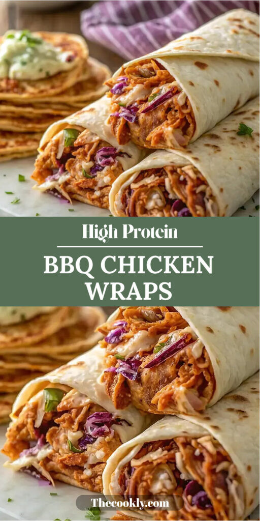 Easy BBQ Chicken Coleslaw Wraps for Family Meals