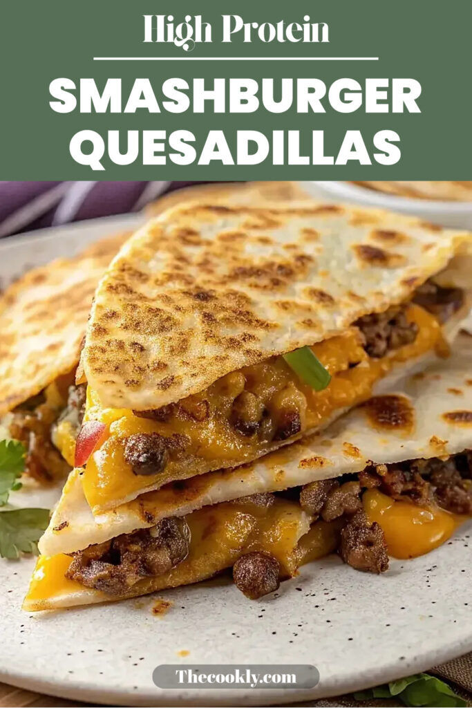 Smashburger Quesadillas with Flavorful Burger Sauce