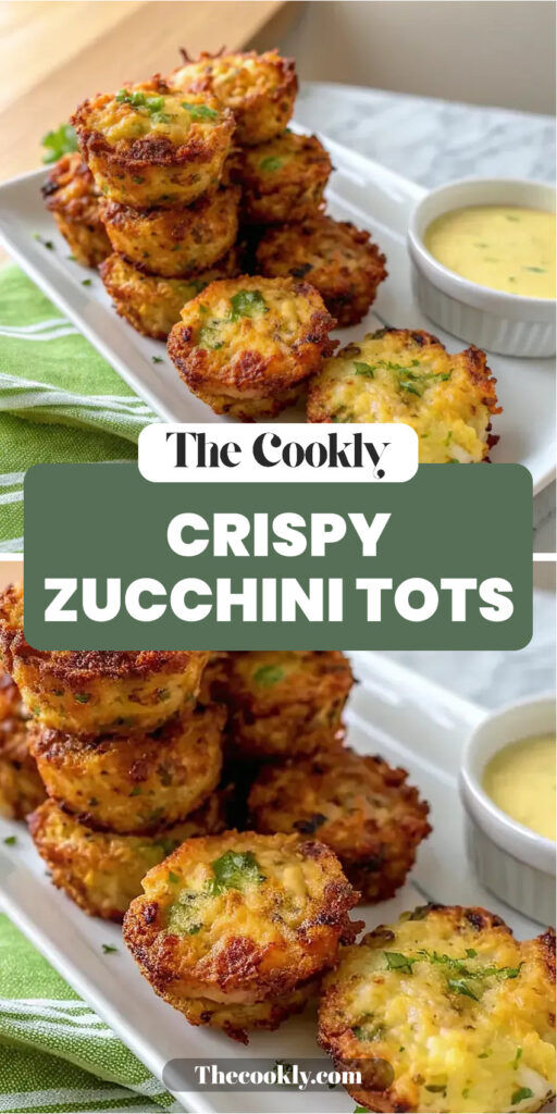 Crispy Cheesy Baked Zucchini Tots for a Tasty Snack