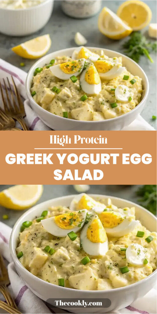 Creamy Low Carb Greek Yogurt Egg Salad for Breakfast or Lunch