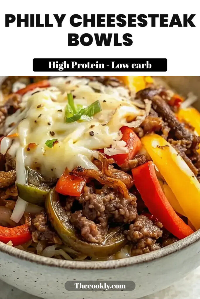 Easy Philly Cheesesteak Bowls for a High Protein Dinner