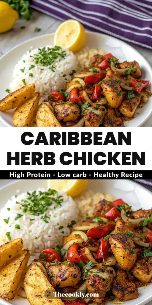 Caribbean Herb Chicken with Aromatic Rice
