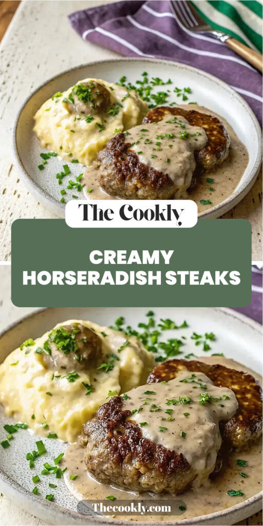 Creamy Horseradish Salisbury Steaks: A Flavorful Beef Dinner