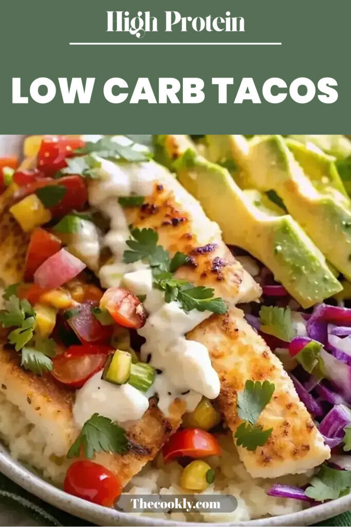 Flavorful Low Carb Fish Tacos in 25 Minutes