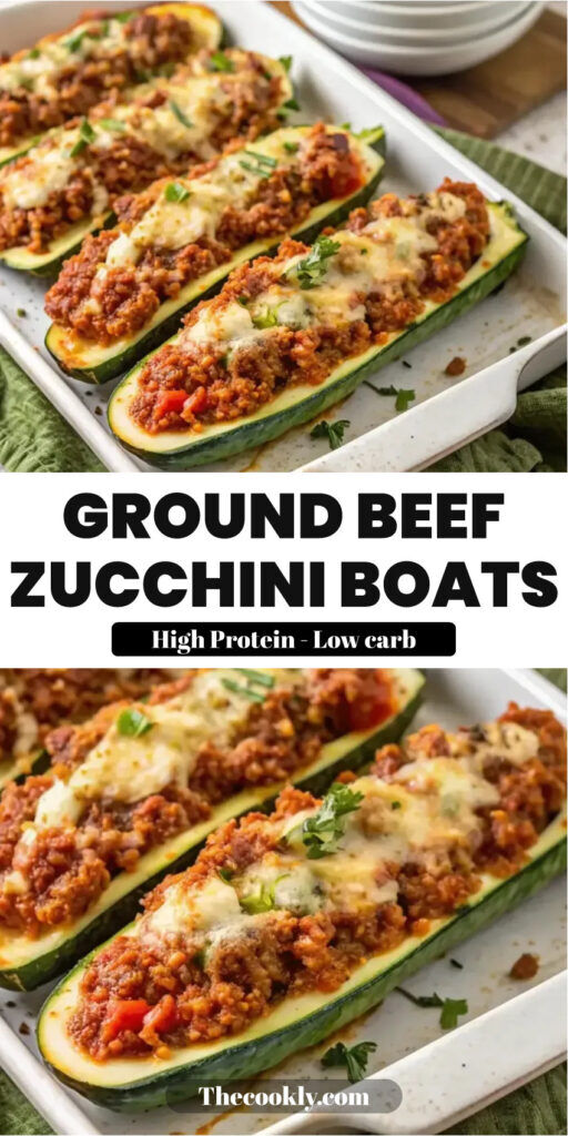 Easy Ground Beef Zucchini Boats Ready in 50 Minutes