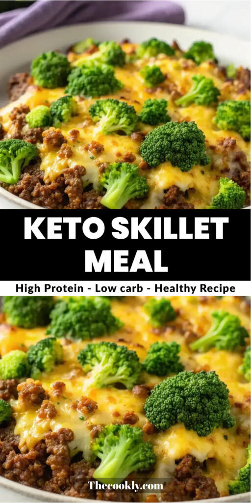 Easy Keto Hamburger Broccoli Skillet: High Protein Dinner in 30 Minutes