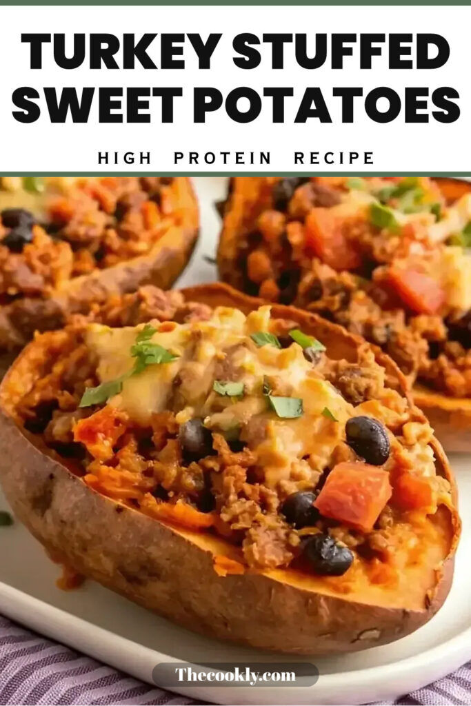 Easy Turkey Stuffed Sweet Potatoes in 55 Minutes