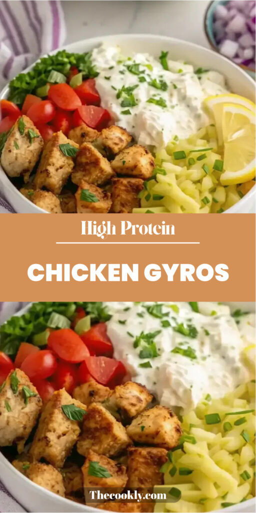 Quick Chicken Gyro Bowls Ready in 20 Minutes