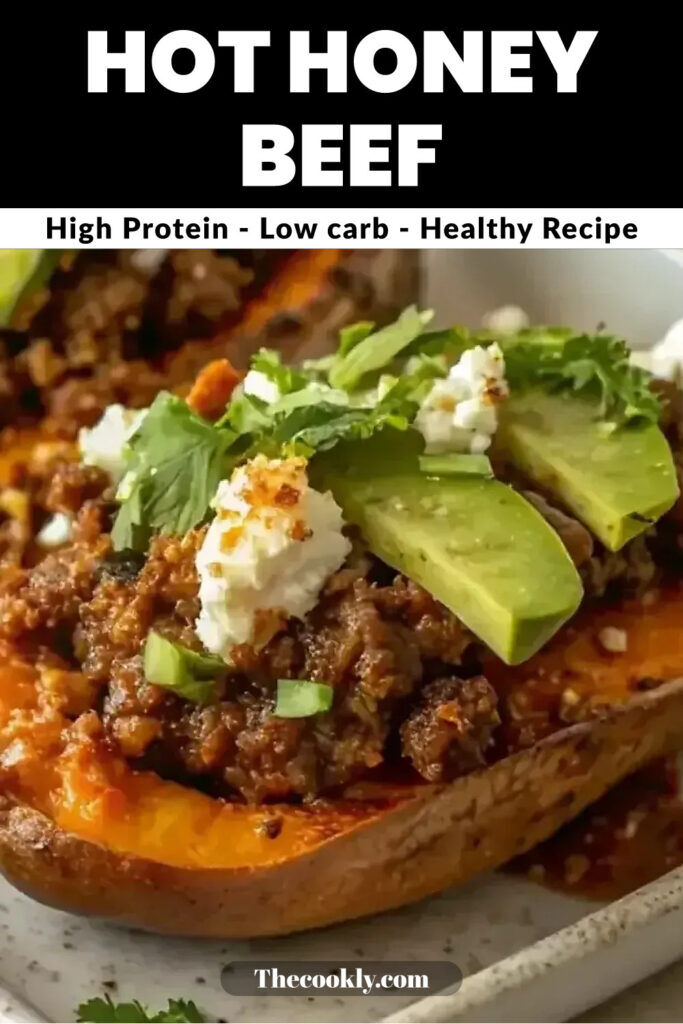Hot Honey Beef Sweet Potato Boats Ready in 55 Minutes