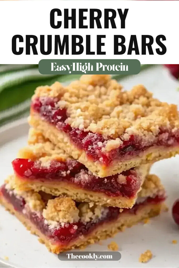 Easy Cherry Crumble Bars Ready in 55 Minutes