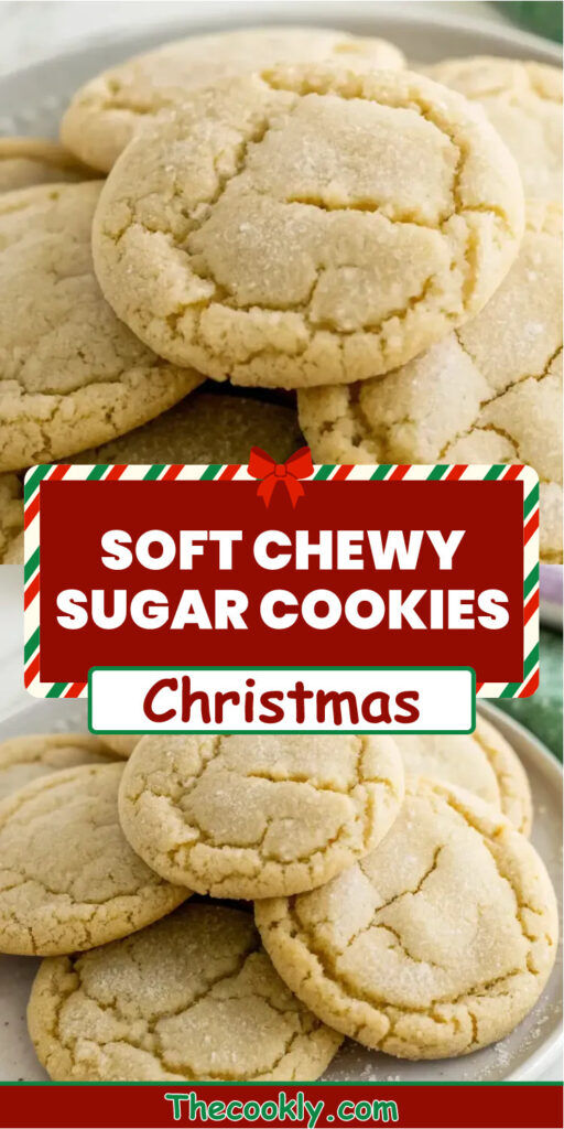 Soft and Chewy Sugar Cookies with Classic Sugar Cookie Base