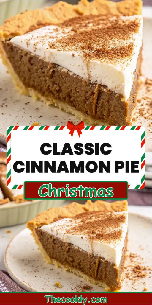 Classic Homemade Cinnamon Pie with Cream Cheese Filling